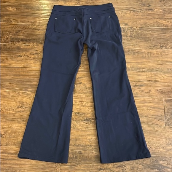 Athleta Blue Barrel Leg Pants, Sz. M - Picture 5 of 7